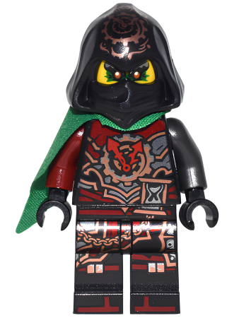 Минифигурка Lego Ninjago Time Twin, Old (Krux / Acronix) njo291